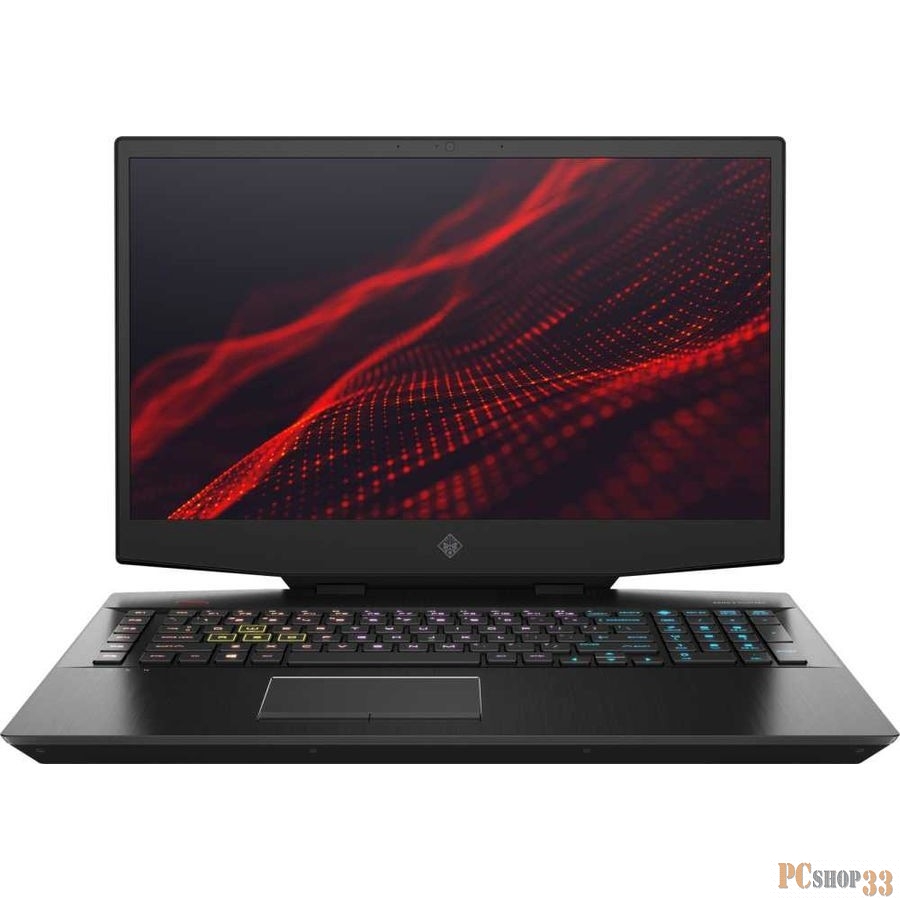Ноутбук 17.3 FHD HP Omen 17-cb1028ur black (Core i5 10300H/16Gb/512Gb SSD/2060 6Gb/DOS) (22T80EA)