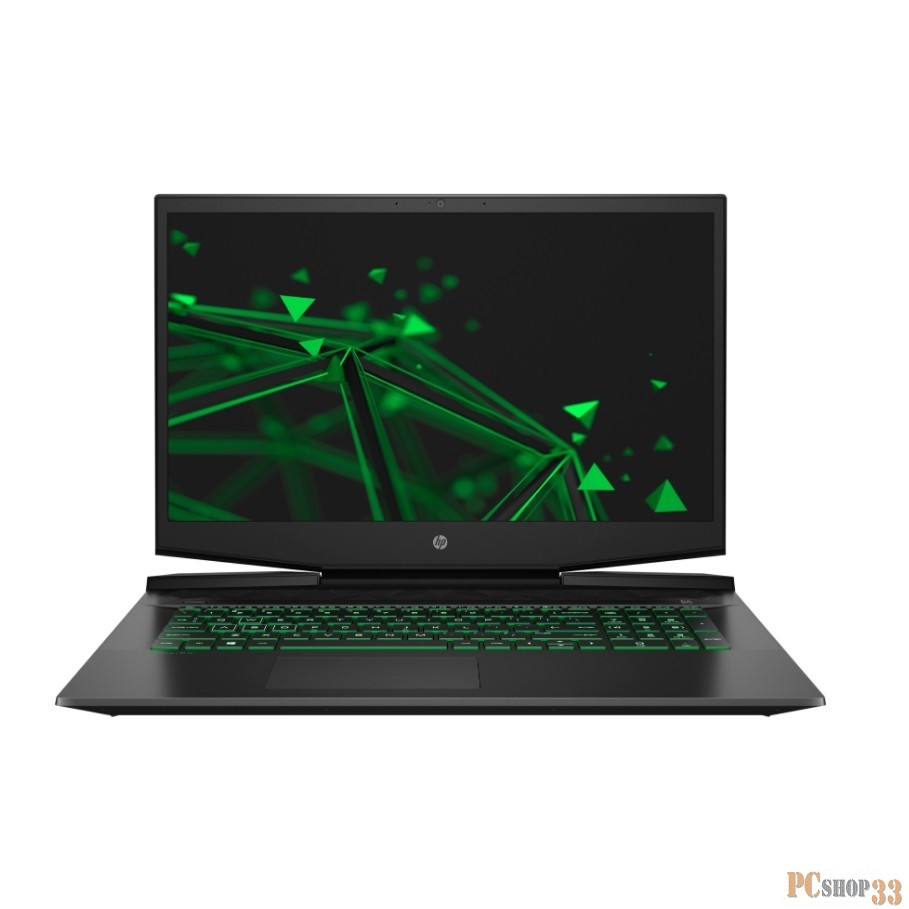 Ноутбук 17.3 FHD HP Pavilion Gaming 17-cd1052ur black (Core i5 10300H/16Gb/512Gb SSD/1660Ti 6Gb/DOS) (22Q91EA)