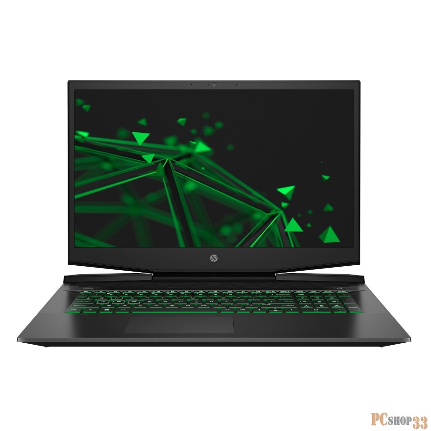 Ноутбук 17.3 FHD HP Pavilion Gaming 17-cd1054ur black (Core i7 10750H/16Gb/512Gb SSD/1650Ti 4Gb/DOS) (22Q92EA)
