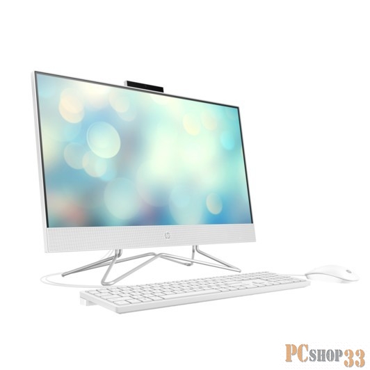 Моноблок 23.8 FHD HP 24-df0079ur white (Core i3 1005G1/8GB/512Gb SSD/noDVD/VGA int/Dos) (25X27EA)