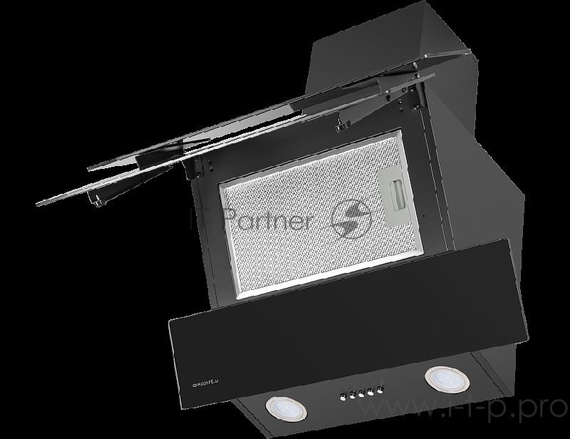 ВЫТЯЖКА MAUNFELD LACRIMA 60 Glass Black черное стекло