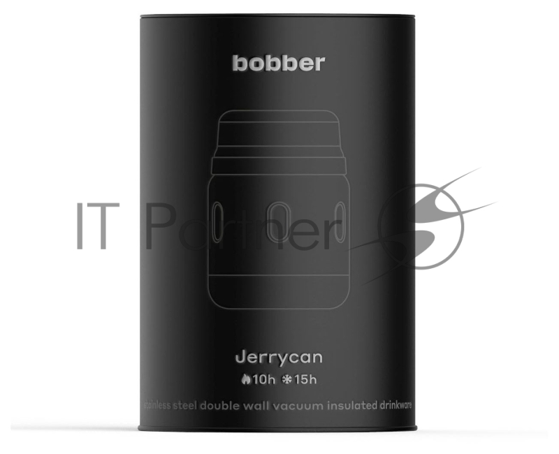 Термос Bobber Jerrycan-470 0.47л. серебристый (JERRYCAN-470/MATTE)