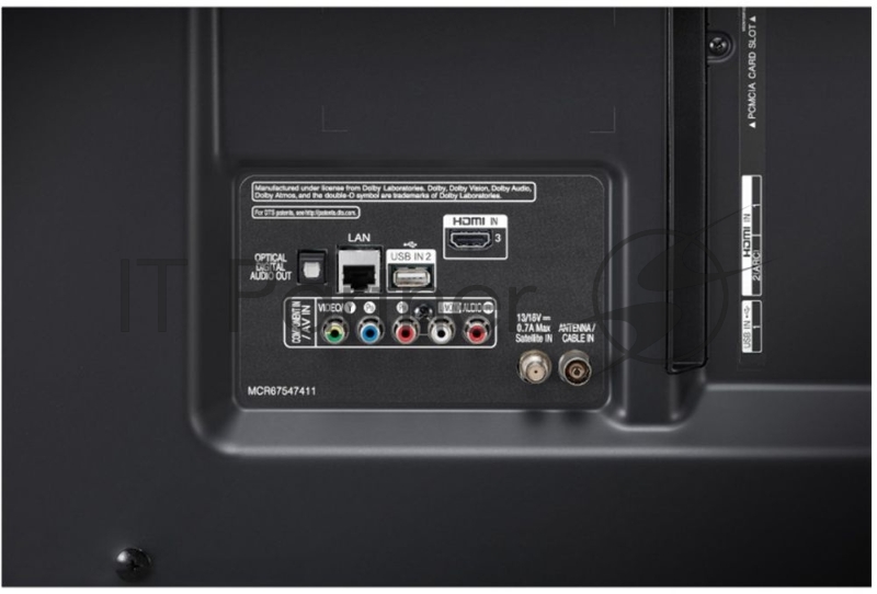 Телевизор LED LG 70 70UN70706LA черный/Ultra HD/50Hz/DVB-T/DVB-T2/DVB-C/DVB TV (RUS)