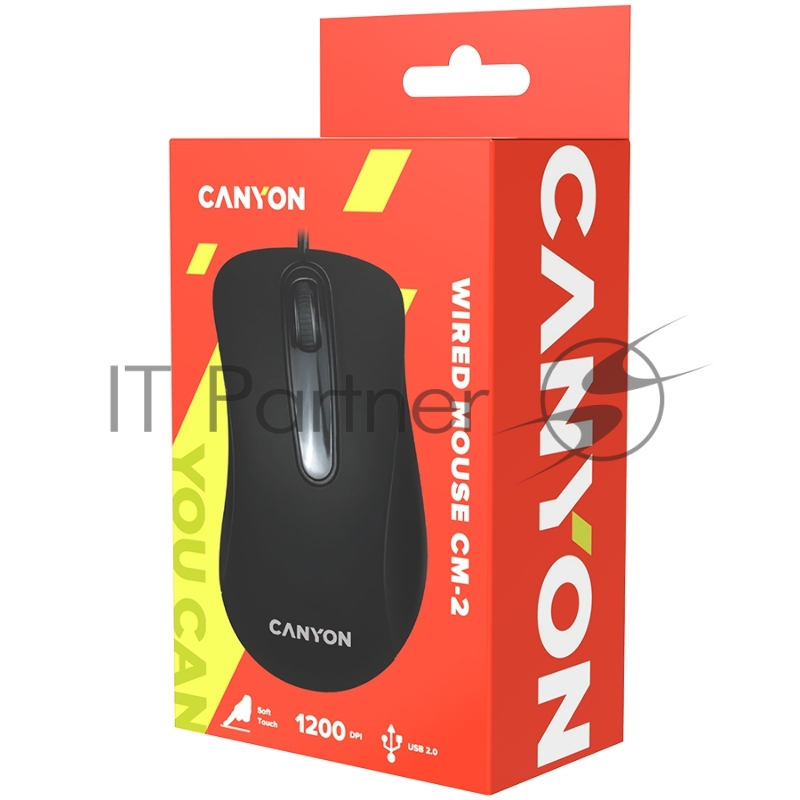 Мышь CANYON CNE-CMS2 Black USB