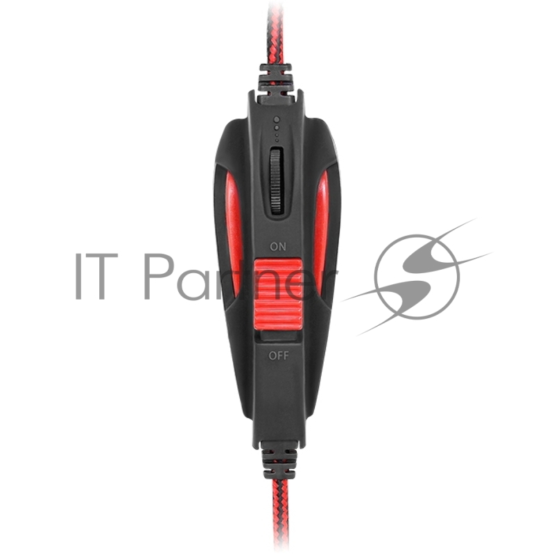 Гарнитура SVEN AP-G855MV, черный-красный 2.2 m, 3.5 jack