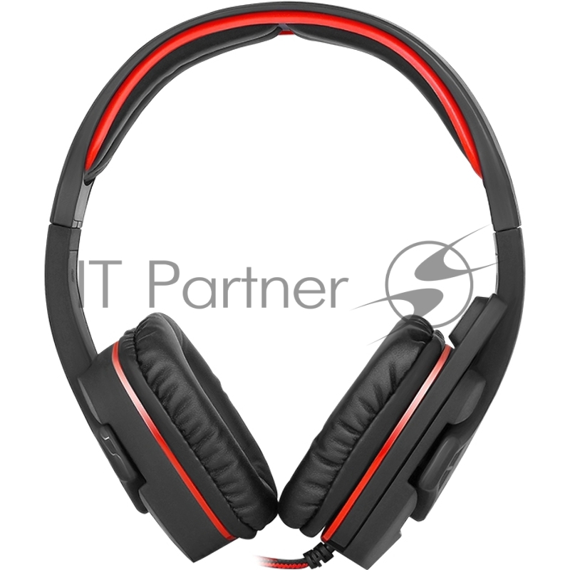 Гарнитура SVEN AP-G855MV, черный-красный 2.2 m, 3.5 jack