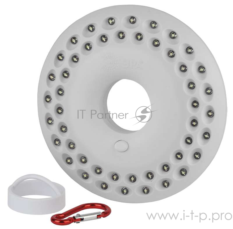 Фонари ЭРА Б0029178 Кемпинговый фонарь КВ-601 {48 светодиодов, карабин, ударопрочный пластик, 3xAA в комплект не входят}