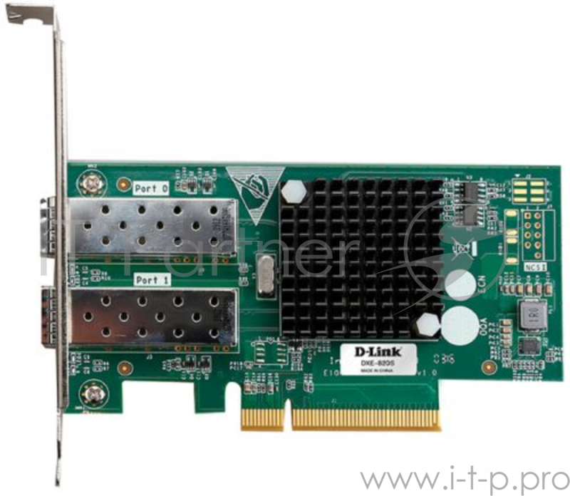 Сетевая карта DELL Dell Broadcom 57404 SFP Dual Port 25G PCIe Low Profile Adapter (4F53G)
