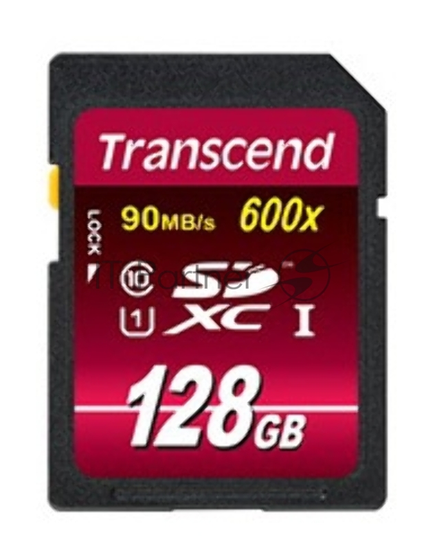 Карта памяти 128ГБ Transcend TS128GSDXC10U1 SecureDigital XC UHS-I Class10
