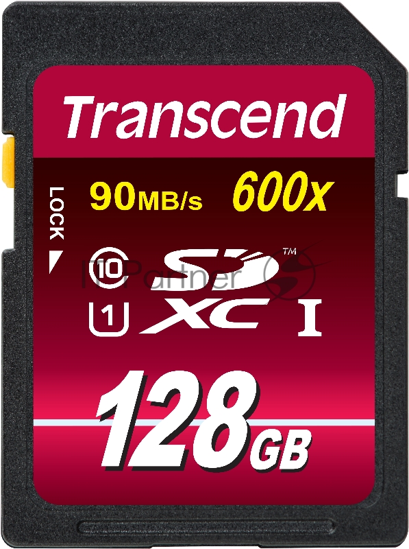 Карта памяти 128ГБ Transcend TS128GSDXC10U1 SecureDigital XC UHS-I Class10