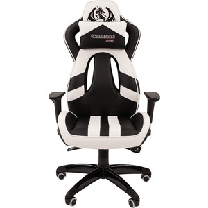 Офисное кресло Chairman game 25 Россия экопремиум черный/белый