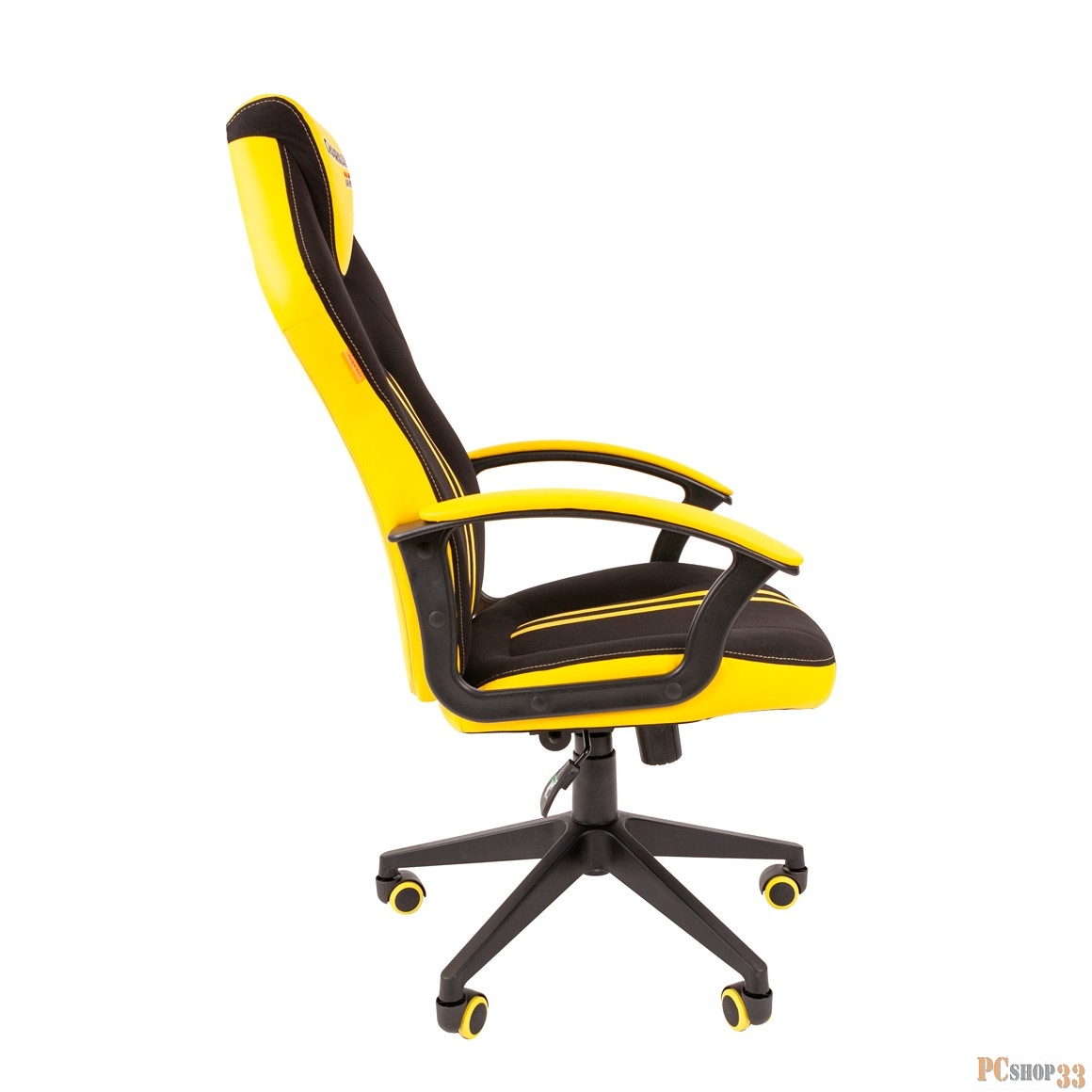 Игровое кресло Chairman game 26 Россия черн.желтый