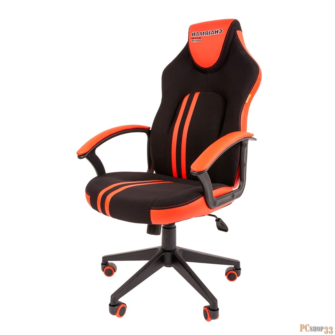 Игровое кресло Chairman game 26 Россия черн.красный