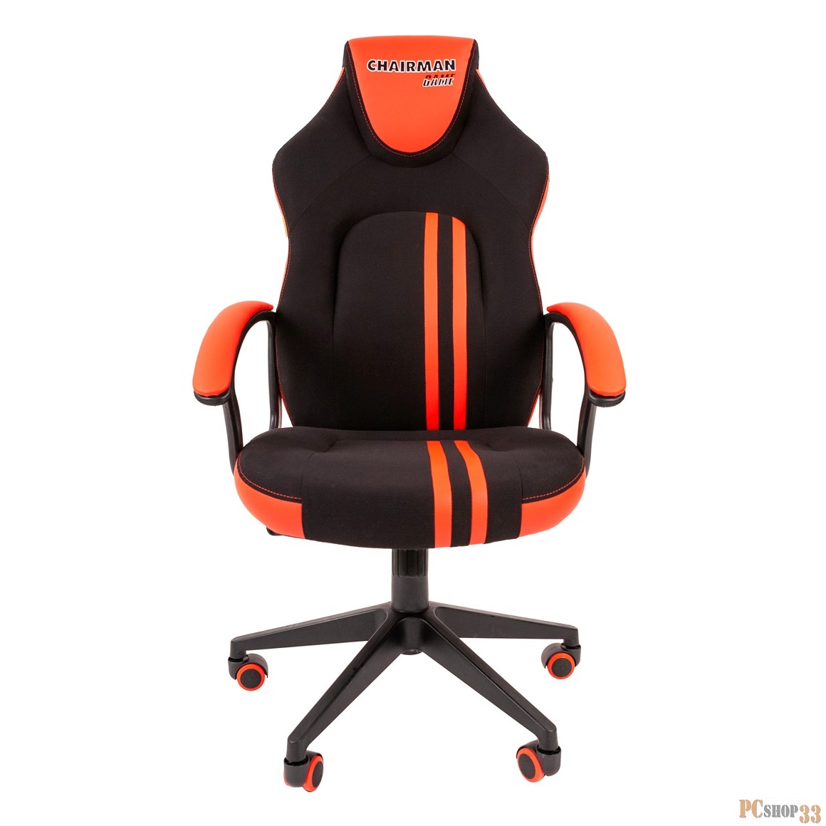 Игровое кресло Chairman game 26 Россия черн.красный