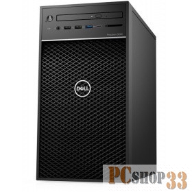ПК Dell Precision 3640 MT Core i7-10700 (2,9GHz)16GB (2x8GB) DDR4 256GB SSD (M.2 PCIe) + 1TB (7200 rpm) Intel UHD 630 TPM, HDMI 2.0 460W W10 Pro 3y NBD