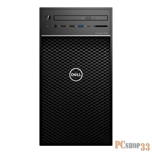 ПК Dell Precision 3640 MT Core i7-10700 (2,9GHz)16GB (2x8GB) DDR4 512GB SSD (M.2 PCIe) Nv Quadro P1000 (4GB DDR5),TPM 460W W10 Pro 3y NBD