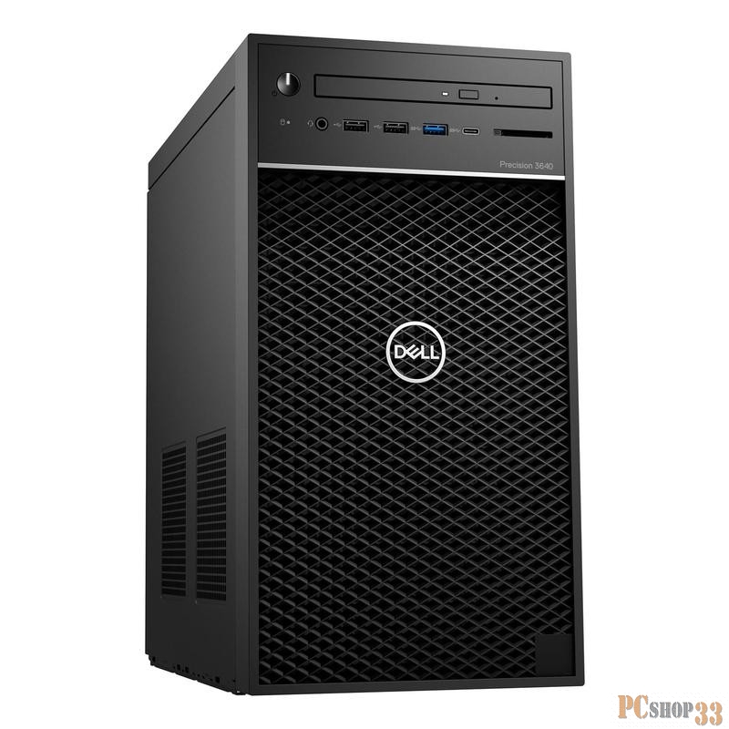 ПК Dell Precision 3640 MT Core i7-10700 (2,9GHz)16GB (2x8GB) DDR4 512GB SSD (M.2 PCIe) Nv Quadro P1000 (4GB DDR5),TPM 460W W10 Pro 3y NBD