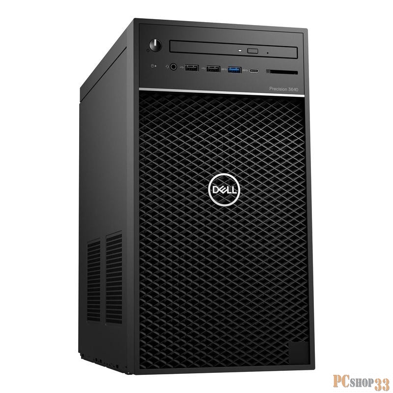 ПК Dell Precision 3640 MT Core i7-10700K (3,8GHz)16GB (2x8GB) DDR4 1TB SSD (M.2 PCIe ) Nv Quadro P2200 (5GB DDR5) 550W, TPM W10 Pro 3y NBD