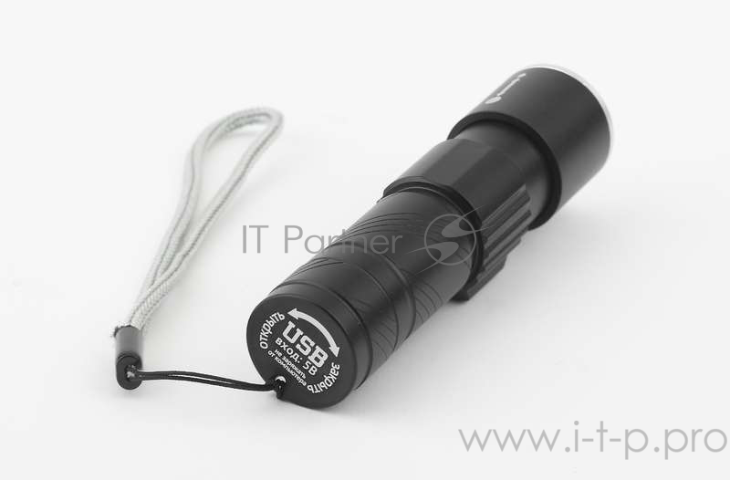 Фонари ЭРА Б0030191 Фонарь аккумуляторный MA-601 Циркон {3Вт светодиод, алюминий, регулируемый фокус, 3 режима, зарядка от USB}