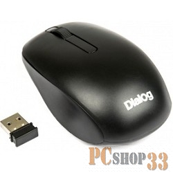 Мышь Мышь MROP-06UB BLACK Dialog Pointer RF 2.4G Optical - 3 кнопки + ролик прокрутки, USB, черная