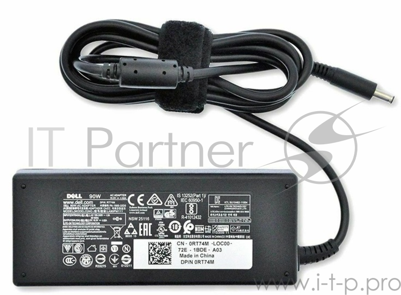 Адаптер питания Dell Power Supply 90W 4.5mm, AC, for Latitude 3400/3500/7202/Inspiron 3052/3059/3064/3464