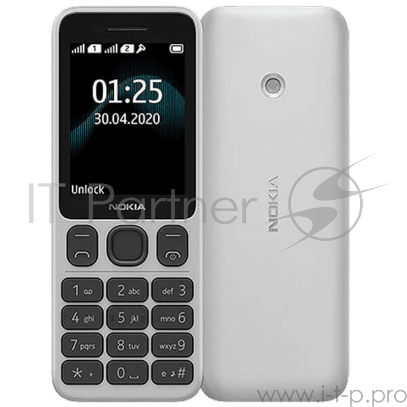 Телефон сотовый Nokia NOKIA 125 TA-1253 DS EAC UA WHITE