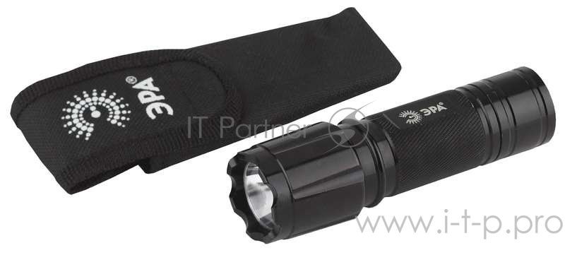 Фонари ЭРА Б0030197 Фонарь MB-504 Страйп {1х1 Вт светодиод, алюминий, ремешок для запястья, черный цвет, 3хААА в комплект не входят}