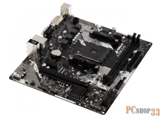 Материнская плата A320M-DVS R4.0, Socket AM4, AMD A320, 2xDDR4-2667, D-SUB+DVI-D, 1xPCI-Ex16, 1xPCI-Ex1, 4xSATA3(RAID 0/1/10), 8 Ch Audio, GLan, (2+4)xUSB2.0, (4+2)xUSB3.1, 1xPS/2, mATX, OEM, {20}