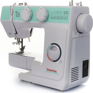 Швейная машина ЧАЙКА 425М 25 операции: прямая строчка, зигзаг, потайные строчки, декоративные строчки, трикотажные строчки, оверлочные строчки, петля п/авт. вертик. челнок съёмная рукавная панель нитевдеватель