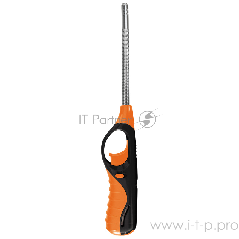 Ecos Зажигалка газовая BBQ ECOS 88С-O, с газом, с защитой от ветра, оранжевая с черным