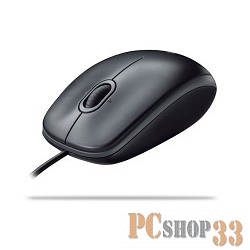 Мышь Logitech B110 black optical (800dpi) USB (910-001246)
