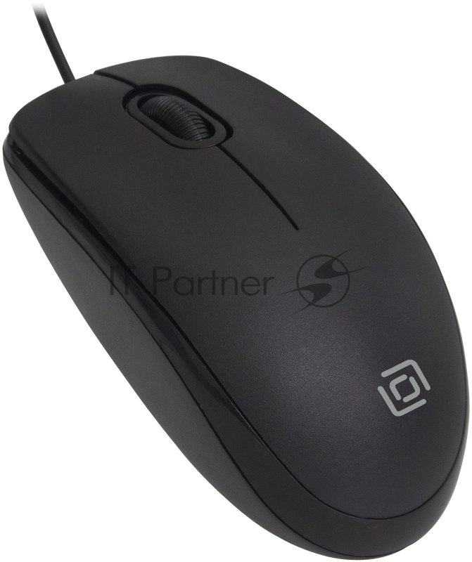 Мышь Oklick 195M черный оптическая (800dpi) USB