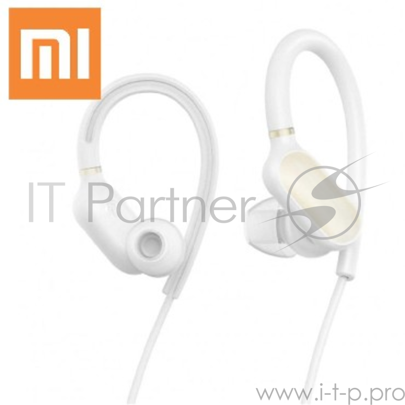Наушники XIAOMI MI SPORT BLUETOOTH EAR-HOOK WHITE Легкие и удобные Bluetooth-наушники с микрофоном, вставные (затычки), вес 17.80 г, время работы 7 ч, поддержка Bluetooth 4.1 , для любителей активного образа жизни и спорта. Водостойкий, защищенный от