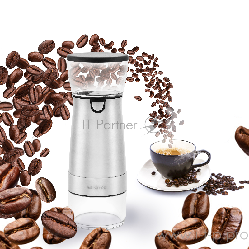 Мельница для кофе Kitfort Питание 5 В, 1 А 2.Аккумулятор Li-Ion 3,7 В, 0,7 А*ч.