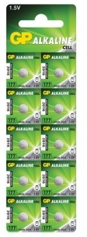 Батарейки GP 177FRA-2C10 250/5000 (LR66) (10 шт. в уп-ке)