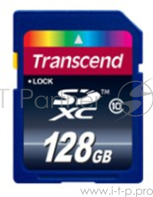 Карта памяти 128ГБ Transcend TS128GSDXC10 SecureDigital XC Class10