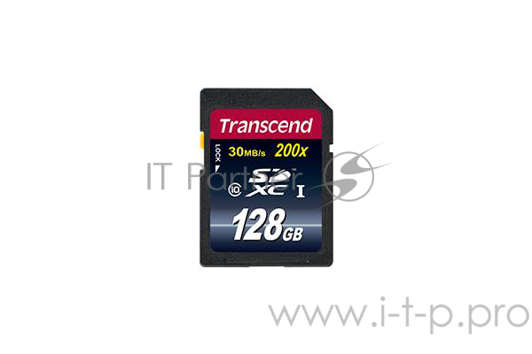 Карта памяти 128ГБ Transcend TS128GSDXC10 SecureDigital XC Class10