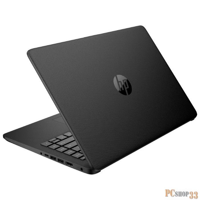 Ноутбук HP14 14s-dq1010ur 14 HD, Intel Core i3-1005G1, 4Gb, 256Gb SSD, no ODD, FreeDOS, черный