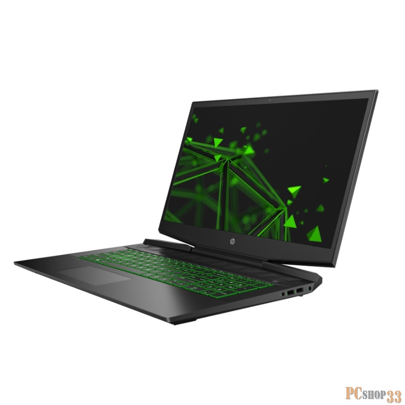 Ноутбук HP Pavilion Gaming 17-cd1059ur 17.3 FHD, Intel Core i7-10750H, 16Gb, 512Gb SSD, no ODD, nVidia RTX2060 6Gb, Fre