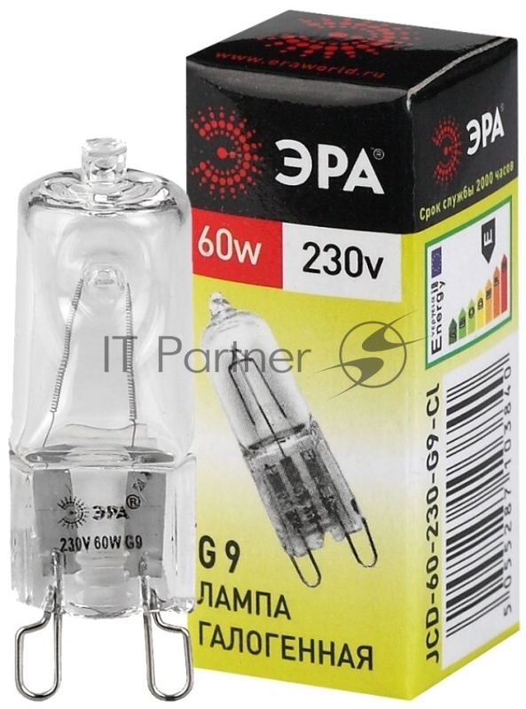 ЭРА Галогенные лампы ЭРА C0027370 Лампа галогенная G9-JCD-60-230V-Cl