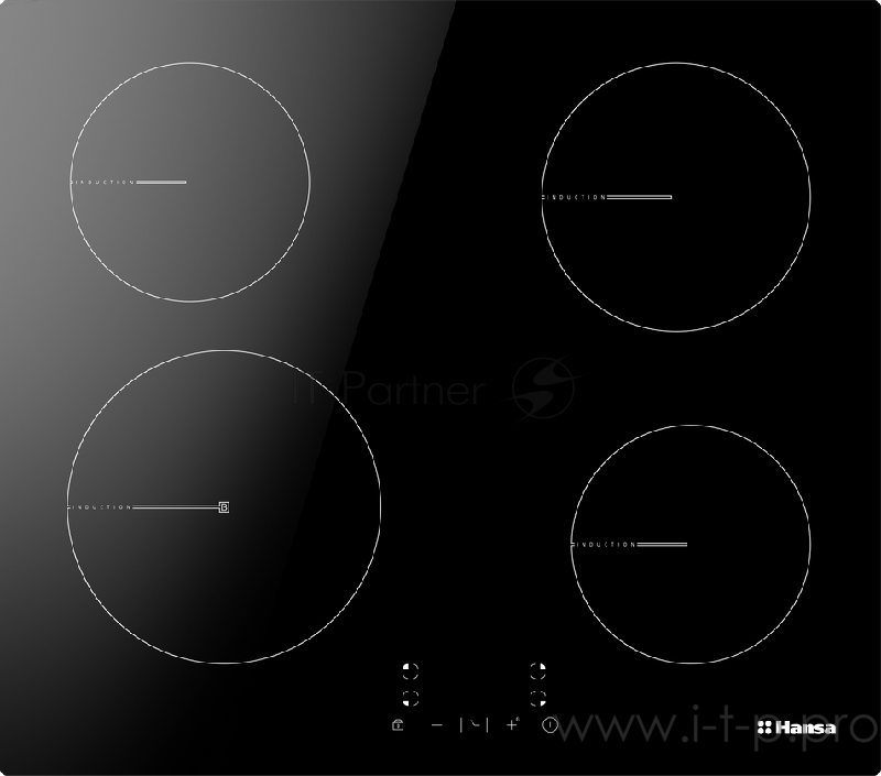 Индукционная варочная поверхность Hansa BHI68312 черный