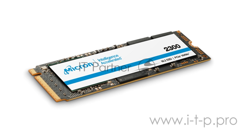 Твердотельный накопитель Micron 2300 1024GB NVMe M.2 (22x80) Pyrite Client SSD