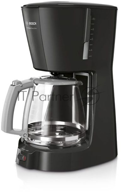 Кофеварка капельная Bosch TKA3A033 1100Вт черный