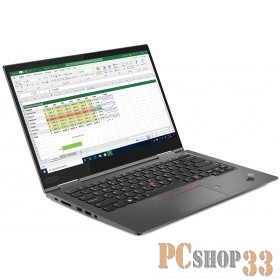 Ноутбук Lenovo ThinkPad X1 Yoga G5 T Core i5 10210U/8Gb/SSD256Gb/Intel UHD Graphics/14/Touch/FHD (1920x1080)/Windows 10 Professional 64/grey/WiFi/BT