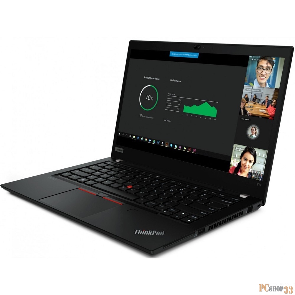 Ноутбук Lenovo ThinkPad T15 G1 T Core i5 10210U/8Gb/SSD512Gb/Intel UHD Graphics/15.6/WVA/FHD (1920x1080)/Windows 10 Professional/black/WiFi/BT/Cam
