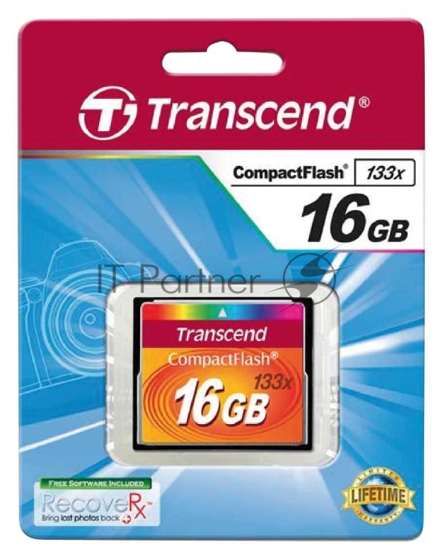 Карта памяти 16ГБ Transcend TS16GCF133 CompactFlash 133x