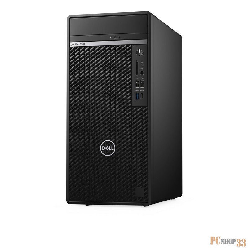 Dell Optiplex 7080 Tower Core i9-10900 (2,8GHz) 16GB (1x16GB) DDR4 1TB SSD NVidia GTX 1660 (6GB) TPM,SD 360W 3 years NBD W10 Pro