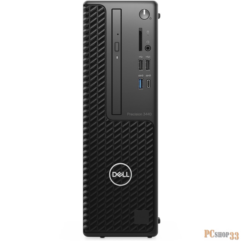 Precision 3440 SFF Core i9-10900 (2,8GHz) 16GB (2x8GB) DDR4 512GB SSD (M.2 PCIe) Nvidia Quadro P1000 (4GB DDR5) SD, TPM W10 Pro 3 years NBD