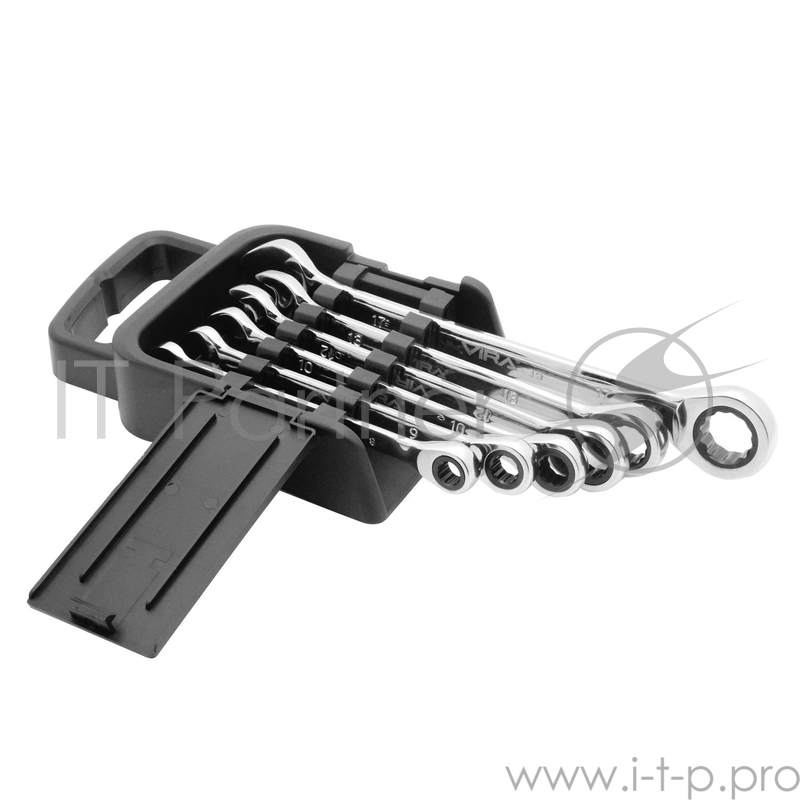 Набор комбинированных ключей VIRA 511600 с храповым механизмом 6 шт.