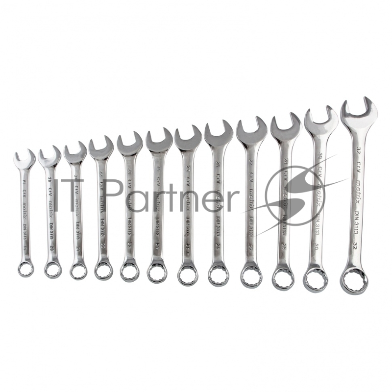 Набор комбинированных ключей MATRIX 15425 (6 - 32 мм) 25 шт.